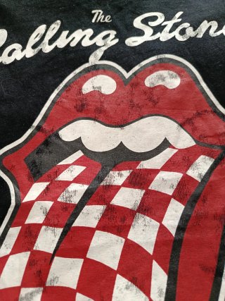 Camiseta Rolling Stones Negra Manga Larga