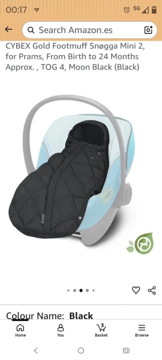 Sacco per passeggino Cybex Snøgga Mini 2