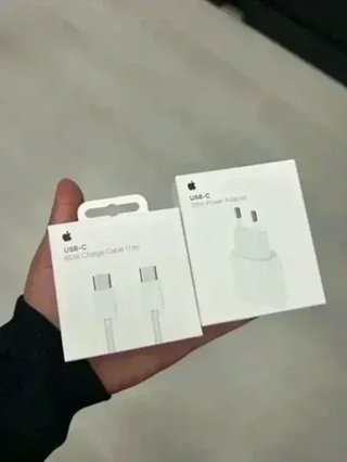 Pack Cargador Apple 20W + Cable USB-C 1m 60W