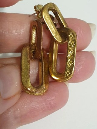 Orecchini Louis Vuitton Vintage Oro