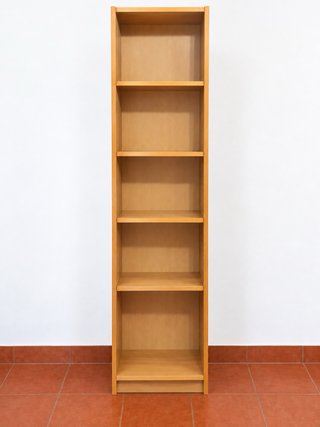 Librería estantería alta de madera 220 × 40