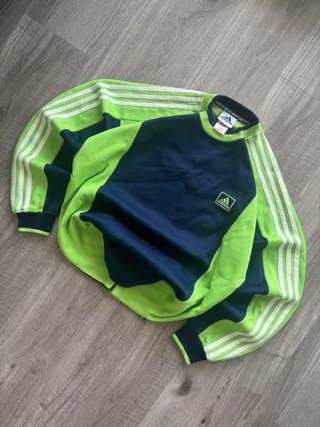 Adidas Sudader Vintage Azul Marin Lima Retro 90s M