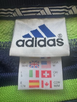 Adidas Sudader Vintage Azul Marin Lima Retro 90s M