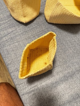 Set 4 cestini organizzatori IKEA Lidan intrecciati
