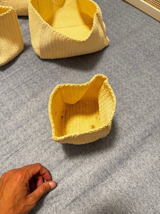 Set 4 cestini organizzatori IKEA Lidan intrecciati