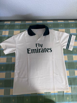Camiseta Polo Fly Emirates Blanca