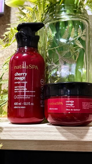 Nativa SPA Cherry Rouge Body Lotion &  esfoliante