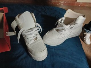 Zapatillas Nike Air Force 1 Blancas Talla 44