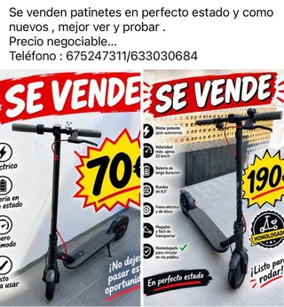 Patinete Eléctrico Plegable