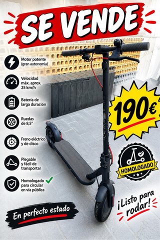 Patinete Eléctrico Plegable