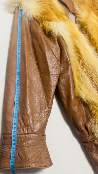 Chaqueta Piel y Zorro original Vintage 80s