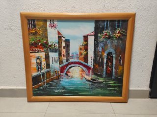 Cuadro al óleo de Venecia