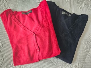 Lote 2 chaquetas punto Zara Talla M
