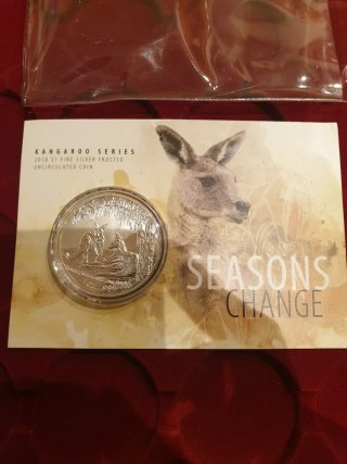 Moneda Plata Kangaroo 2018 Royal Australian Mint