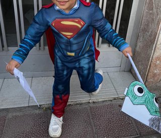 Disfraz de Superman con Capa