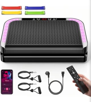 Plataforma Vibratoria con Mando y Bandas