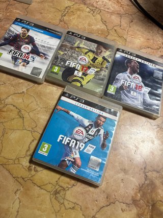 Lote 4 Juegos PS3 FIFA (14, 17, 18, 19)