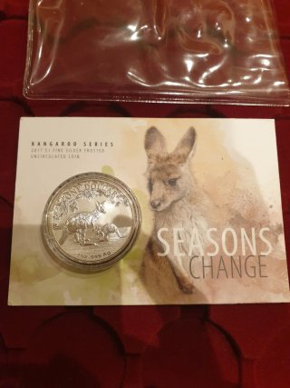 Moneda Plata Kangaroo 2017 Royal Australian Mint