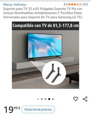 Patas Universales para TV Voltvera
