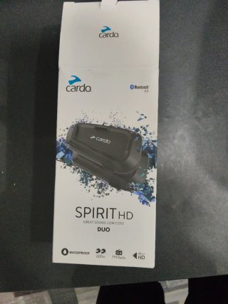 2 intercomunicadores, 2 Cardo Spirit HD, Duo