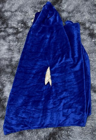 Bata Manta Tiburón Niño Azul