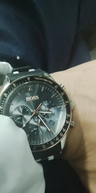Reloj BOSS Negro y Plateado