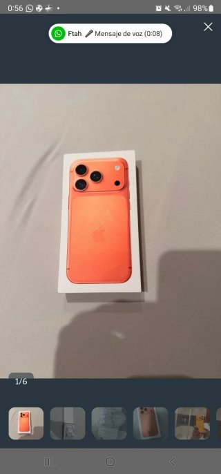 iPhone Apple Naranja