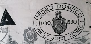 CARTELES SEMANA SANTA FIESTAS SEVILLA 1930 DOMECQ