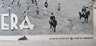 CARTELES SEMANA SANTA FIESTAS SEVILLA 1930 DOMECQ