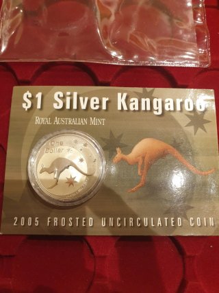 Moneda 1$ Silver Kangaroo 2005 Royal Australian