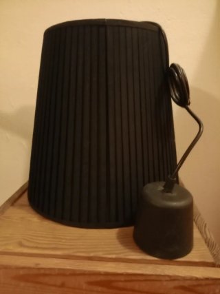 Lámpara de techo negra