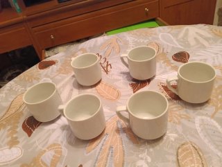Set de 6 tazas de café o té