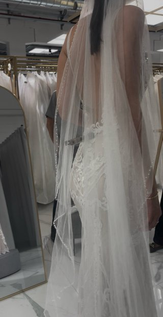 Vestido de Novia Sirena de Encaje Sin Estrenar