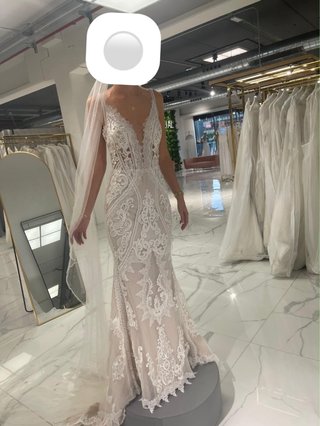 Vestido de Novia Sirena de Encaje Sin Estrenar