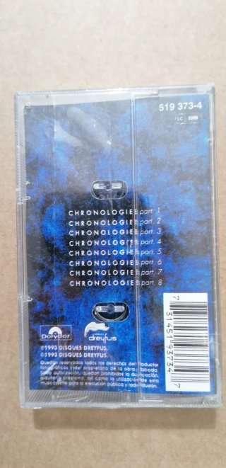 PRECINTADAS 2 CASSETTES JEAN MICHEL JARRE ESPAÑA