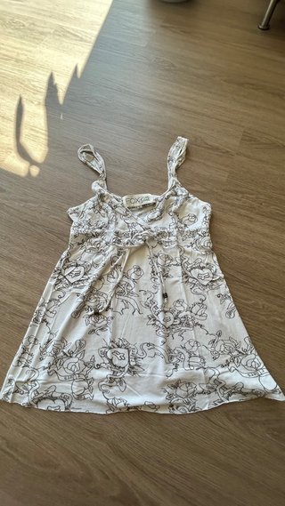 Top de alças vintage Fox Girls