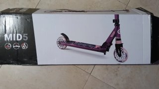 Patinete Oxelo MID5 Morado 6-10 años