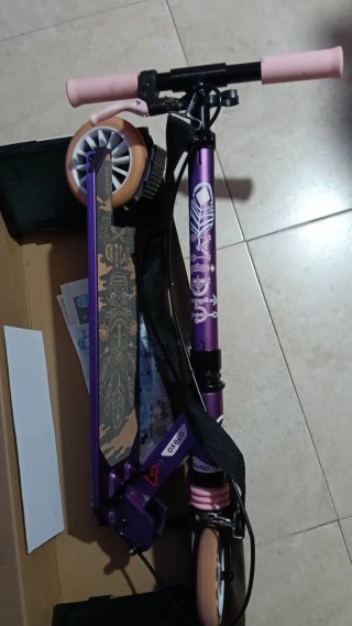Patinete Oxelo MID5 Morado 6-10 años