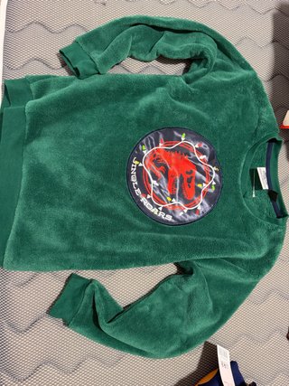 Pijama Dinosaurio Jingle Roars Verde Talla 9 años