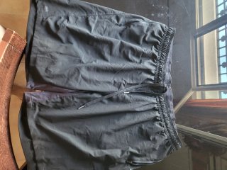 Pantalón corto deportivo negro con bolsillos 3XL