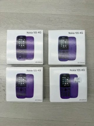 Lote di 4 Nokia 105 - cellulari base 4G Dual SIM