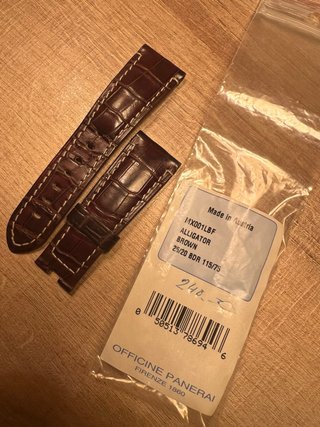 Correa Original OFFICINE PANERAI Marrón