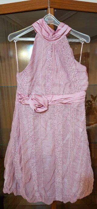 Vestido fiesta rosa