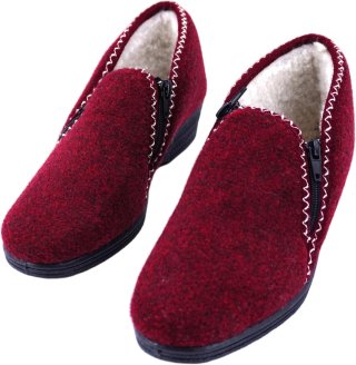 PANTUFLAS FORRADAS de BORREGUITO ANTIDESLIZANTE 40