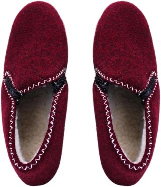 PANTUFLAS FORRADAS de BORREGUITO ANTIDESLIZANTE 40
