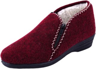 PANTUFLAS FORRADAS de BORREGUITO ANTIDESLIZANTE 40