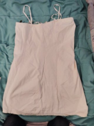 Vestido corto blanco