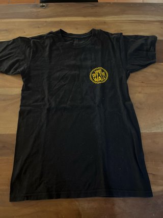 Camiseta Vans Negra Infantil
