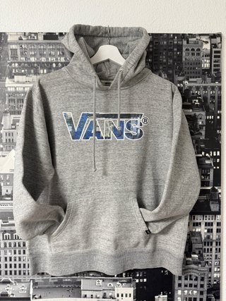 Sudadera Vans Talla M Gris y Azul