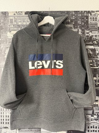 Sudadera Levi's Gris con Logo